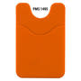 Orange Belinda Silicone Smart Wallet