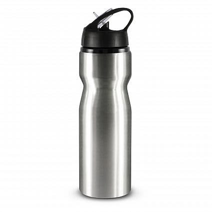 Silver Python Flip Cap Drink Bottle