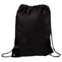 Black Nylon Gym Backpack