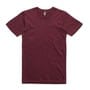 Burgundy Crew Neck Cotton Summit Tee