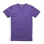 Purple Crew Neck Cotton Summit Tee