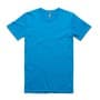 Arctic Blue Crew Neck Cotton Summit Tee