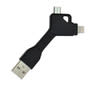 Black Marion Twin Port Key Shaped Cable