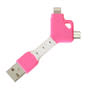 Pink Marion Twin Port Key Shaped Cable