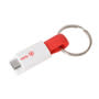 Red Zoey Cable Keyring