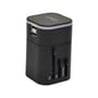 Black Star Luminous Travel Adapter