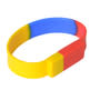 Red Carousel Coloured Wristband Flash Drive