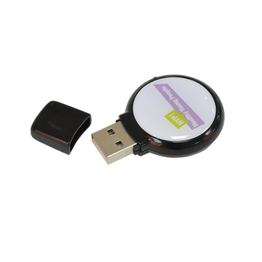 Round Domed Flash Drive