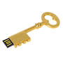 Gold Retro Key Flash Drive