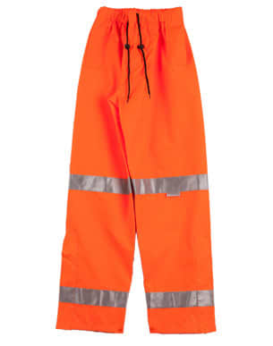 Orange Hi-Vis Safety Pants