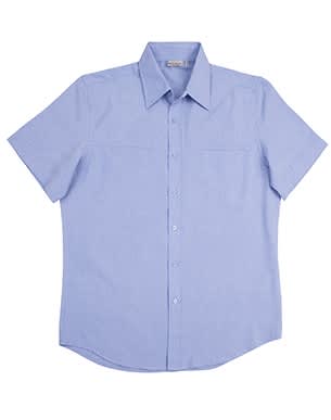 Blue Men's Collective Short Sleeve Shirt