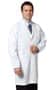 White Unisex Long Sleeve Lab Coat