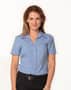 Blue Women's Collective Short Sleeve Shirt