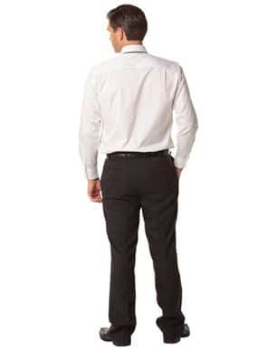 Men's Poly/Viscose Stretch Pants Flexi Waist