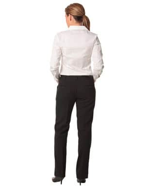 Women's Wool Blend Stretch Low Rise Pants