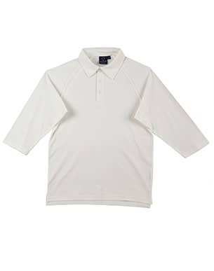 Cream Cricket Polo 42433 Sleeve Men's