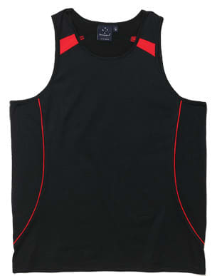 Black/Red Legend Singlet Men's