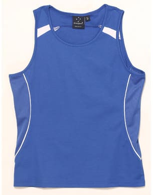 Royal/White Legend Singlet Ladies'