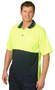 Yellow High Visibility Cooldry Short Sleeve Polo