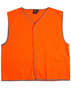 Orange Hi-Vis Safety Vest Adult