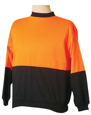 Orange/Navy Hi-Vis Sweater 