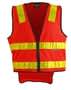 Red/Yellow Hi-Vis Road Safety Vest