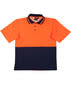 Orange/Navy Suffix Short Sleeve Hi-Vis polo