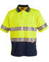 Yellow/Navy Short Sleeve Safety Polo