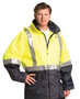 Hi-Vis Safety Jacket With Mesh Lining &amp; 3M Tapes