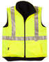 Yellow/Navy Hi-Vis Reversible Safety Vest With 3M Tapes