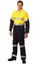 Yellow/Navy Men's Two Tone Coverall