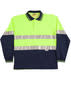 Yellow/Navy Long Sleeve Safery Polo