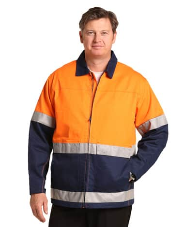 Hi-Vis Cotton Jacket With 3M Tapes