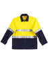 Yellow/Navy Hi-Vis Cotton Jacket With 3M Tapes