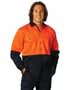 Long-Sleeved Safety Shirt - 100% Cotton Drill 