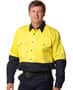 Long-Sleeved Safety Shirt - 100% Cotton Drill 