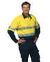 Hi-Vis Cotton Rip-Stop Long Sleeve Shirt 3M Tape