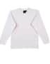 White Long Sleeve Cotton T-Shirt