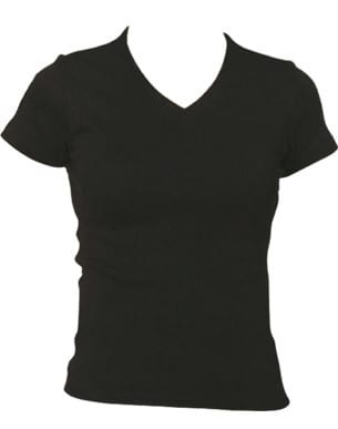 Black Scope Short Sleeve Ladies Tee