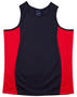 Navy/Red Teamster Mens Sports Singlet