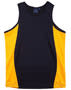 Navy/Gold Teamster Mens Sports Singlet