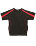 Black/Red Saturn Mens T-Shirt