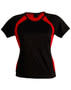 Black/Red Champion Ladies T-Shirt