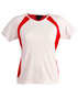 White/Red Champion Ladies T-Shirt