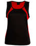 Black/Red Sprint Singlet Lady