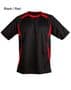 Black/Red Shoot Soccer Tee Adult