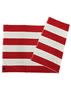 Red/White Stripy Beach Towel