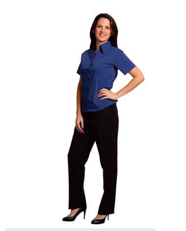 Navy Ladies' Permanent Press Pants