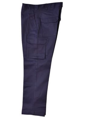 Navy Men's Heavy Cotton Pre-Shrunk Drill Pants Regular Size