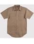 Khaki Cotton Drill Short Sleeve Work Shirt